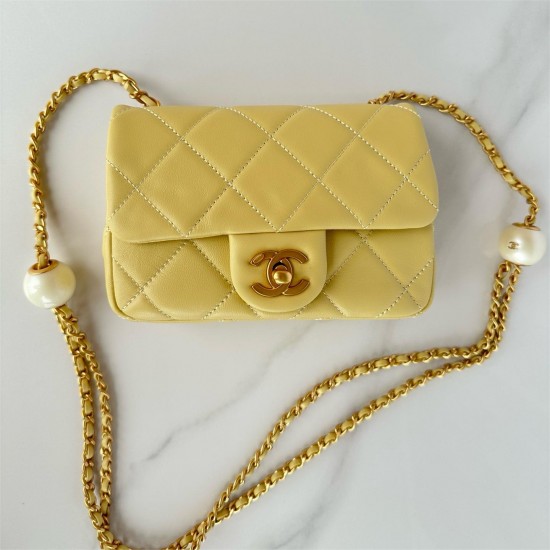 CHANEL Mini Handbag With Pearl