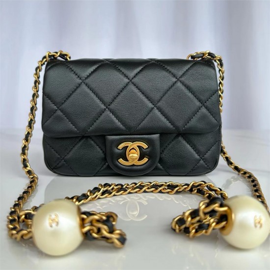 CHANEL Mini Handbag With Pearl